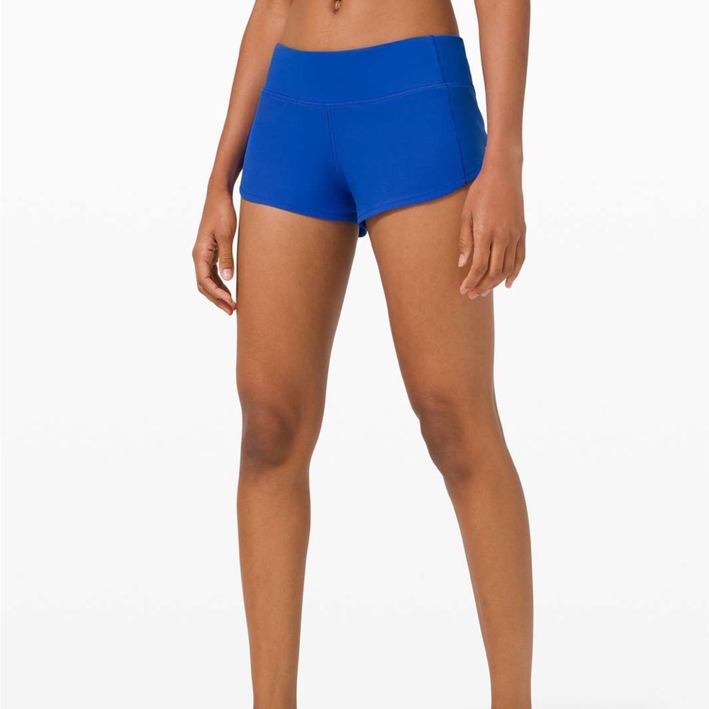 Royal Blue Lululemon Soeed Up Shorts